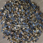 4X4 Square Gold Colour Glossy Kundans