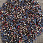 4X4 Square Red Colour Glossy Kundans