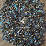 6K Eye Sky Blue Colour Glossy Kundans