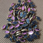 8K Eye Onion Pink Colour Glossy Kundans