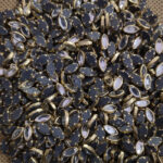 8K Eye White Colour Glossy Kundans