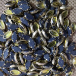 8K Eye Yellow Colour Glossy Kundans