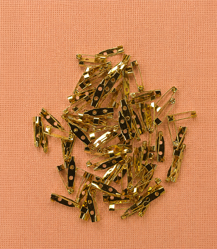 Gold Brooch pins 2CM Gold Brooch pins 2CM - Image 1