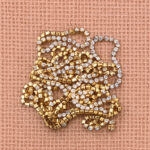 Gold Stone Chain(White Stone)