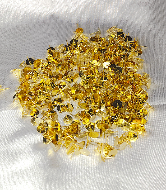 Gold Studs - Big Gold Studs - Big - Image 1