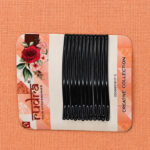 Black Side Hair Pins (6 Pairs)