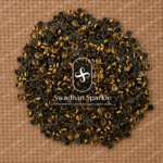 3MM Round Gold Colour Glossy Kundans