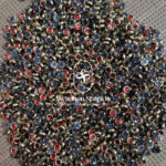 3MM Round Red Colour Glossy Kundans