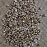 4MM Round Ceramic Gold Colour Kundans