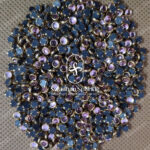 4MM Round Onion Pink Colour Glossy Kundans