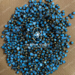 4MM Round Sky Blue Colour Matt Kundans