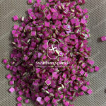 4X4 Square Baby Pink Colour Matt Kundans