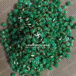 4X4 Square Dark Green Colour Matt Kundans