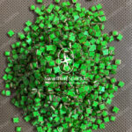 4X4 Square Light Green Colour Matt Kundans