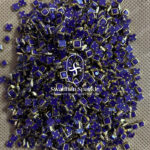 4X4 Square Violet Colour Matt Kundans