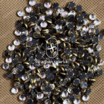6MM Round White Colour Glossy Kundans