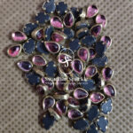 6X4 Drop Onion Pink Colour Glossy Kundans