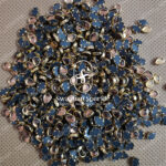 6X4 Drop Gold Colour Glossy Kundans