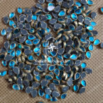 6X4 Drop Light Sky Blue Colour Glossy Kundans