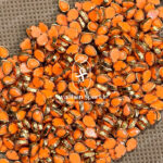 6X4 Drop Orange Colour Matt Kundans