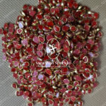6X4 Drop Red Colour Matt Kundans