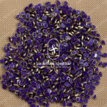 6X4 Drop Violet Colour Matt Kundans