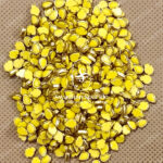 6X4 Drop Yellow Colour Matt Kundans
