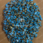 8K Eye Dark Sky Blue Colour Matt Kundans