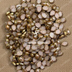 8X4 Drop Gold Colour Ceramic Kundans