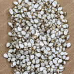 8X4 Drop White Colour Ceramic Kundans
