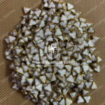 Big Triangle Ceramic White Colour Kundans