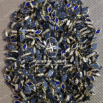 Diamond Royal Blue Colour Glossy Kundans