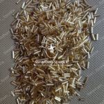 4MM Tube Beads - Gold