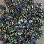 Heart Light Green Colour Glossy Kundans