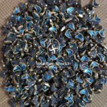 Heart Light Sky Blue Colour Glossy Kundans