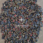Heart Red Colour Glossy Kundans