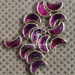 Moon Rani Pink Colour Glossy Kundans