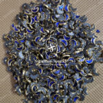 Moon Royal Blue Colour Glossy Kundans
