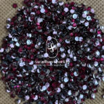 Raindrop Materials Dot Shape - Maroon