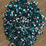Raindrop Materials Dot Shape - Sea Green