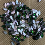 Raindrop Materials Eye Shape - Dark Green