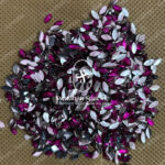 Raindrop Materials Eye Shape - Magenta Pink