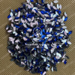 Raindrop Materials Eye Shape - Royal Blue
