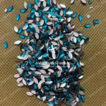 Raindrop Materials Eye Shape - Sky Blue