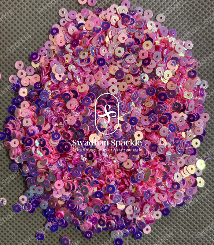 Round Sequins - Baby Pink Round Sequins - Baby Pink - Image 1