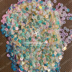 Round Sequins - Cream White