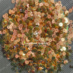 Round Sequins - Light Orange