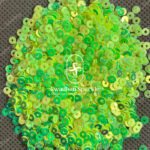 Round Sequins - Lime Green