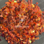 Round Sequins - Orange