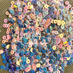 Round Sequins - Pale Cream